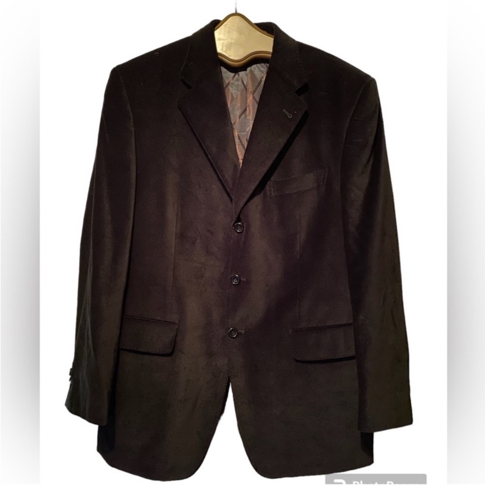 Sean John velvet 3 button blazer 40R